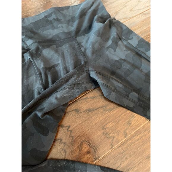 Lululemon Align High Rise Pant with Pockets 25" Heritage 365 Camo Deep Coal Mult - Picture 6 of 7